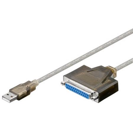 Wentronic USB A - 25-pin D-Sub 1.5m USB 1.1 A 25-pin D-Sub kabeladapter/verloopstukje
