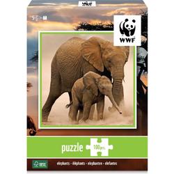 WWF puzzel - baby olifant - 100 stukjes