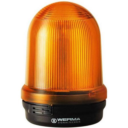 Werma Signaltechnik Signaallamp 828.300.55 828.300.55 Geel Flitslicht 24 V/DC