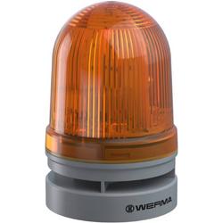 Werma Signaltechnik Signaallamp Midi TwinFLASH Combi 12/24VAC/DC YE 461.320.70 Geel 12 V/DC 110 dB