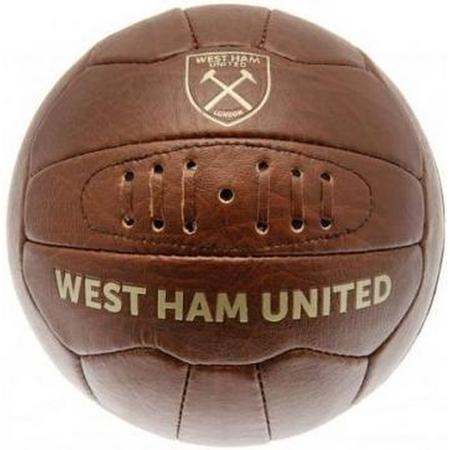 West Ham United FC Retro Voetbal (Bruin/Goud)