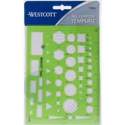 Westcott- All Purpose tekensjabloon - groen - 1 stuks