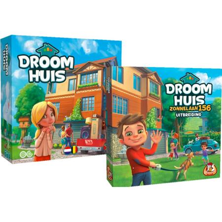 Kinderspelvoordeelpakket White Goblin Games Droomhuis inclusief basisspel en uitbreiding Zonnelaan 156