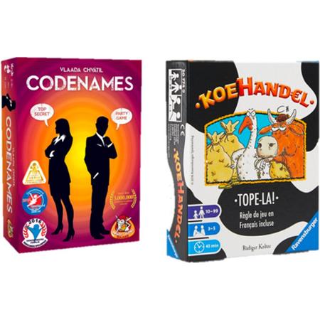 Spelvoordeelset Codenames - Gezelschapsspel & Koehandel - Kaartspel