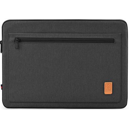 Asus ZenBook laptop sleeve - Waterafstotend Polyester hoes met extra opbergvak - 14 inch - Zwart