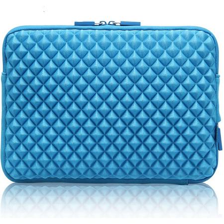 Diamond Sleeve Laptop / Tablet 12 inch - Blauw