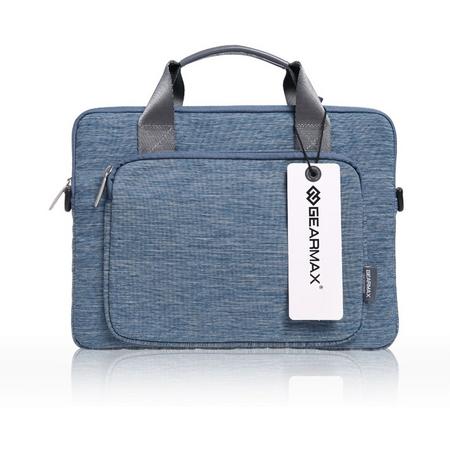 Gent Carrying Case Schoudertas / Laptoptas 13 inch - Blauw