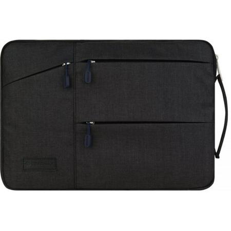 Gent Oxford Travel Sleeve voor Laptop 15.6 inch - Zwart