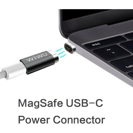 Magsafe Magnetic USB-C to USB-C Power Connector - Donkergrijs