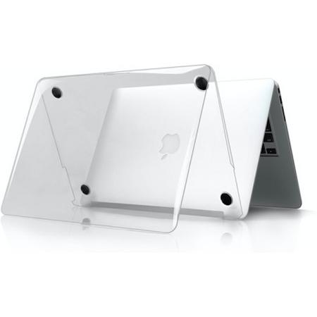 Ultra Thin Hard Case Cover Anti-scratch voor Apple MacBook Retina 12 inch  - Zwart Transparant