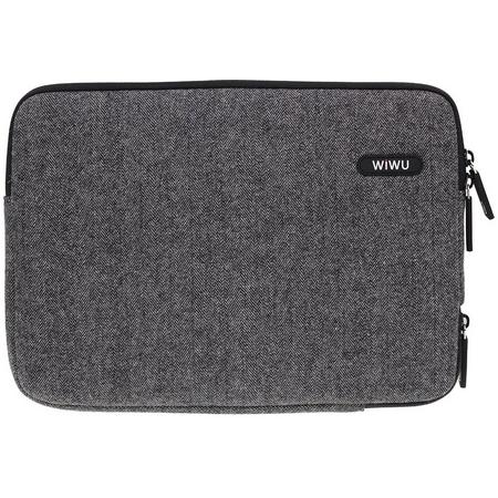 WiWu - MacBook Pro 13 inch Sleeve - London Classic Zwart