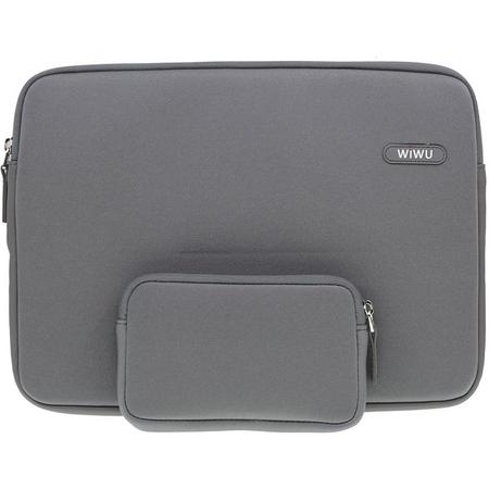 WiWu - MacBook Pro 15-inch (2016-2018) Hoes - Sleeve Classic Grijs