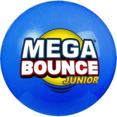Wicked Stuiterbal Mega Bounce Junior 1,4 Meter Blauw 400 Gram