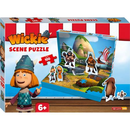 Wickie Scene Puzzel - 100 st - Legpuzzel