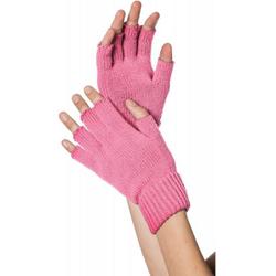 Vingerloze handschoenen roze
