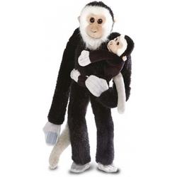 Pluche hangende aap met baby