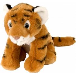 Pluche tijger knuffel 8 cm