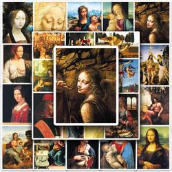 Leonardo Da Vinci Stickers - Set 50 stuks - Kunst stickers voor laptop, muur, journal, agenda etc.