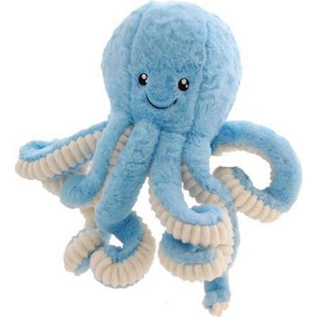 Winkrs - Grote Octopus Knuffel - Blauw - 80CM Inktvis