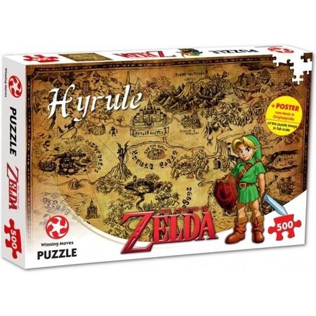 The Legend of Zelda Puzzle - Hyrule Map (500 pieces)