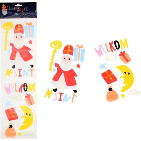 Sinterklaas - Raamstickers - Gel raamstickers - Raamdecoratie - Decoratie - Versiering - Feestdagen - Feest - Kinderen - Gezelligheid - Schoencadeau -