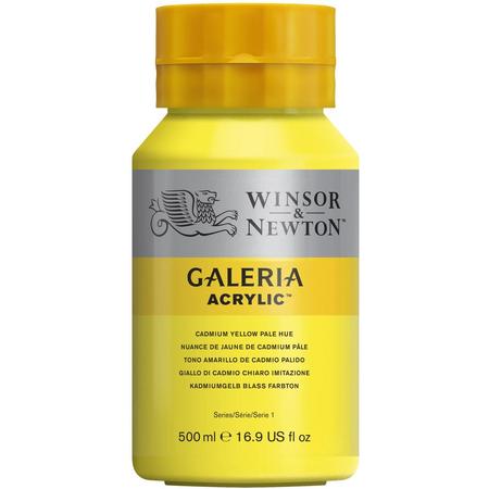 Winsor & Newton Galeria Acryl 500ml Cadmium Yellow Pale Hue