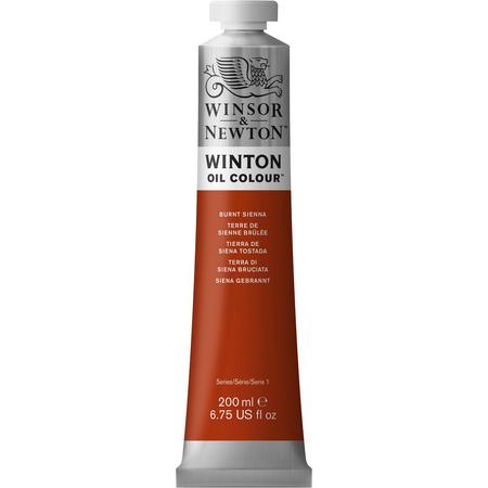 Winsor & Newton Winton Oil Colours 200ml Burnt Sienna