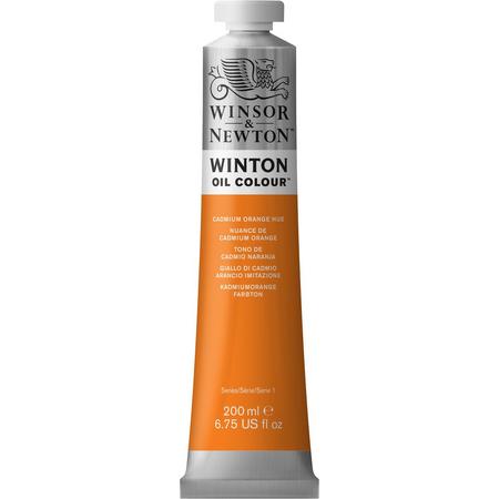 Winsor & Newton Winton Oil Colours 200ml Cadmium Orange Hue