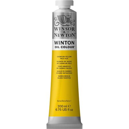 Winsor & Newton Winton Oil Colours 200ml Cadmium Yellow Pale Hue