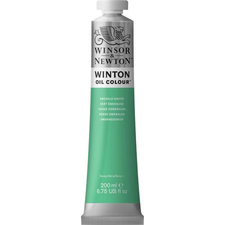 Winsor & Newton Winton Oil Colours 200ml Emerald Green