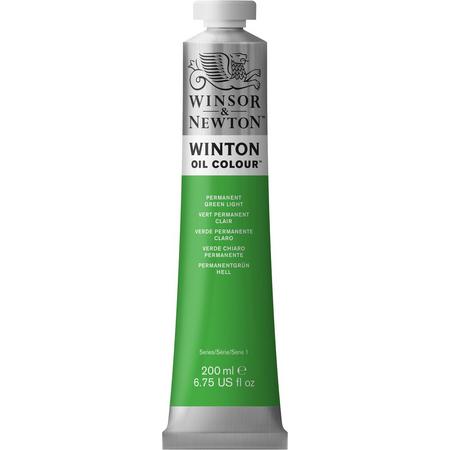 Winsor & Newton Winton Oil Colours 200ml Permanent Green Light