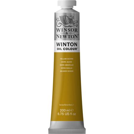 Winsor & Newton Winton Oil Colours 200ml Yellow Ochre
