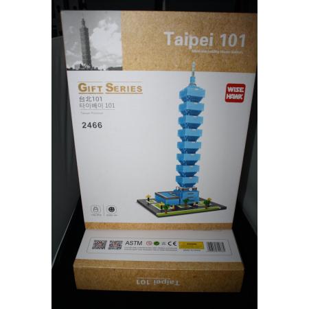 Nanoblock, Brickkies®, Taipei 101 Tower in Taiwan, 1163 Bouwblokjes
