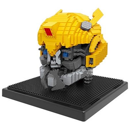 Nanoblocks Bumblebee - Transformers helm met LED ogen