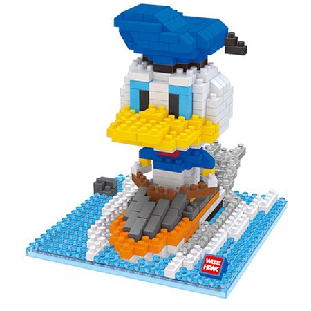 Nanoblocks Donald Duck met boot - Wise hawk