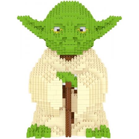 Wise Hawk® Mega Yoda nanoblock - Star Wars - 1520 miniblocks