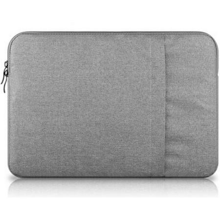 Macbook Air Case - Macbook Air Sleeve -  Bescherming Cover Hoes - Spatwaterdicht - 13.3 Inch - Licht Grijs