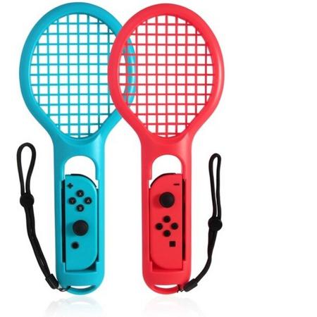 Nintendo Switch Tennis Racket - 2 Tennis Rackets - Rood / Blauw