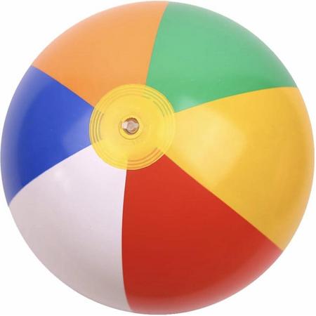 Regenboog Strandbal - Opblaasbaar Strandbal - 6 Kleuren Strandbal - Waterspeelgoed - Zwembad - Strand - Meer - Volwassene - Kinder - 30 cm - Regenboog Kleuren