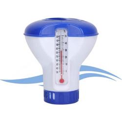 WiseGoods - Chloor Dispenser - Chloordrijver - Chloorverdeler - Zwembad Schoonmaak Accessoire - Thermometer