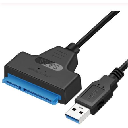 WiseGoods - Premium USB 3.0 naar SATA 3 Converter - USB 3.0 naar SATA 3 Kabel Adapter - 2.5 Inch Externe Harde Schijf Converter - Tot 6GB - 20 CM Kabel