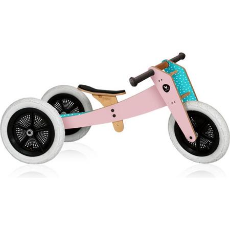 Wishbonebike Loopfiets 3 in 1 Roze