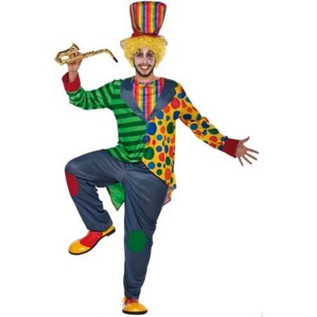 Witbaard - Kostuum - Clown Frac - M