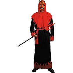Witbaard Demonenkostuum Heren Polyester Zwart/rood Mt M/l
