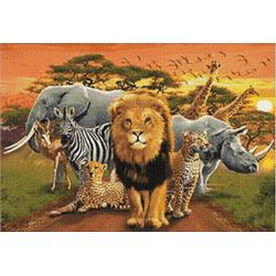   Diamond Painting Kit African Beasts WD2403
