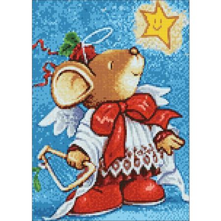 Wizardi Diamond Painting Kit Queen Mouse WD2440