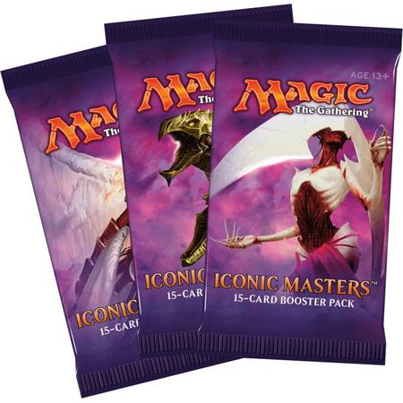 Magic The Gathering 3 Booster Pakjes Iconic Masters