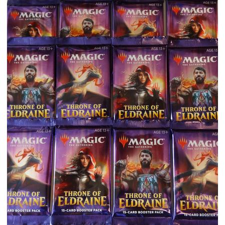 Magic the Gathering: 12 Boosters Throne of Eldraine