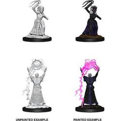 D&D Nolzurs Marvelous Miniatures Drow Mage and Drow Priestess