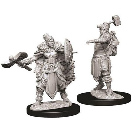 Dungeons and Dragons Nolzurs Marvelous Miniatures: Half-Orc Barbarian, female